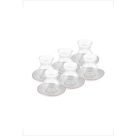 Karaca Streamline Middle 12 Parça 6 Kişilik 165 ml Cam Çay Seti