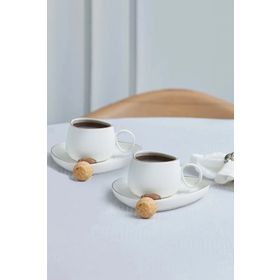 Karaca Streamline Middle 200 ml 2 Kişilik Çay Fincanı