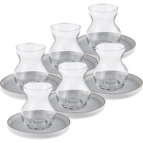 Karaca Streamline Sunset 12 Parça 6 Kişilik 165 ml Cam Çay Seti