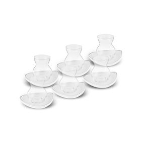 Karaca Streamline Tribe 12 Parça 6 Kişilik 165 ml Cam Çay Seti