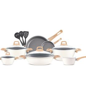 Karaca Swiss Crystal 15 Parça 26 cm Seramik Kaplama Derin Tencere Seti