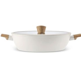 Karaca Swiss Crystal Almond Cream 30 cm İndüksiyon Tabanlı Karnıyarık Tencere