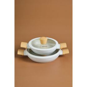 Karaca Swiss Crystal Almond Cream İndüksiyon Tabanlı 4 Parça Sahan Set