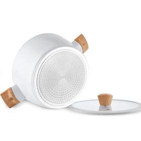 Karaca Swiss Crystal Almond Cream Indüksiyon Tabanlı Midi 4 Parça Tencere Seti