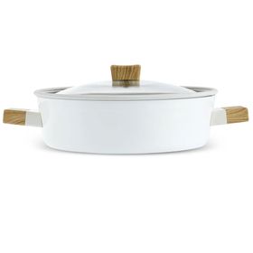 Karaca Swiss Crystal Creamy Wood 30 cm Pilav-Karnıyarık Tencere