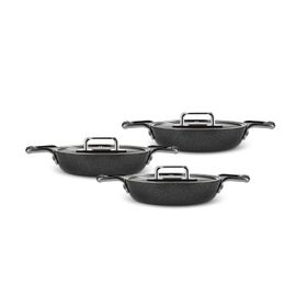 Karaca Swiss Crystal Mastermaid 6 Parça Set Shiny Black Sahan