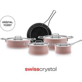 Karaca Swiss Crystal Mastermaid Bronzy 9 Parça Tencere Set