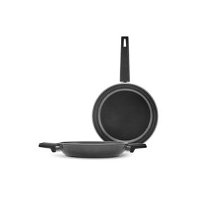 Karaca Swiss Crystal Mastermaid Shiny Black Tava ve Sahan Set