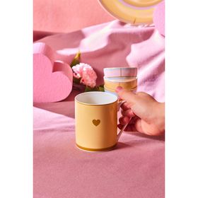 Karaca Talya 355 ml Sarı Kupa