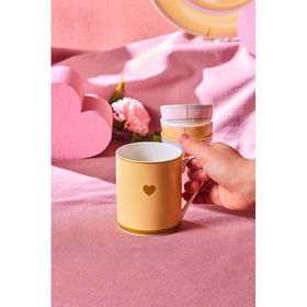 Karaca Talya 355 ml Sarı Kupa