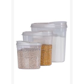 Karaca Terra 3'lü Beyaz Saklama Kabı