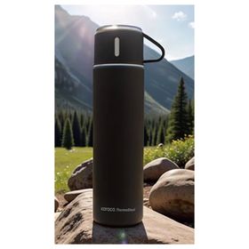 Karaca Thermosteel Nature Çelik 550 ml Siyah Termos