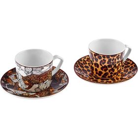 Karaca Tiger 2 Kişilik 80 ml Kahve Fincan Takımı