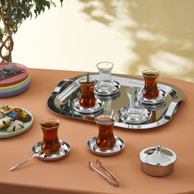 Karaca Timeless Platin 40 Parça Çay Seti