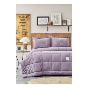 Karaca Toffee Lila Tek Kişilik Cotton Comfort Set