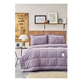 Karaca Toffee Lila Tek Kişilik Cotton Comfort Set