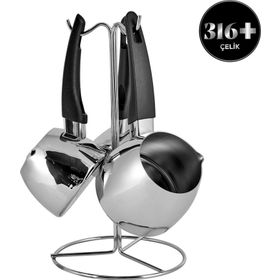 Karaca Tokyo 3Ply PowerSteel 316+ Çelik Cezve Takımı