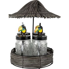 Karaca Toucan Standlı 4'lü Mug Kupa Seti