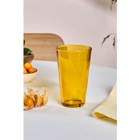 Karaca Varikas 475 ml Sarı Meşrubat Bardağı