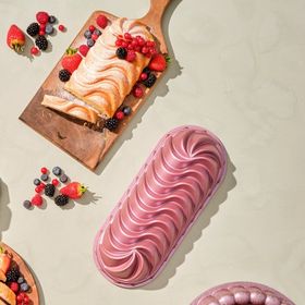 Karaca Vera Pembe Döküm 35 cm Kek Kalıbı