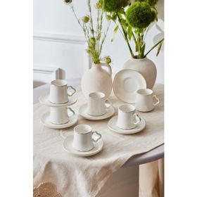 Karaca Volga 6 Kişilik 80 ml Kahve Fincan Takımı
