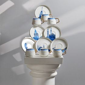 Karaca X İst Collection İstanbul 6 Kişilik Kahve Fincanı Takımı