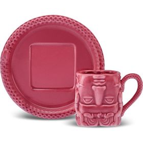 Karaca X İst Collection Medusa Pembe Türk Kahvesi Fincanı