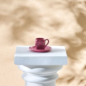 Karaca X İst Collection Medusa Pembe Türk Kahvesi Fincanı