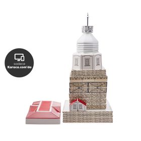 Karaca X İstanbul Collection Kız Kulesi Porselen 30 Parça 6 Kişilik Yemek Takımı