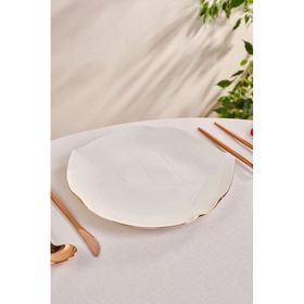 Karaca X Müge Anlı 27 cm Gold Servis Tabağı