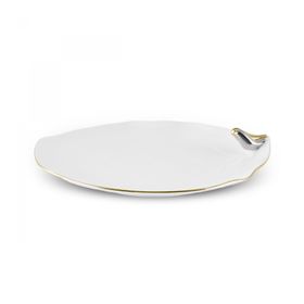 Karaca X Müge Anlı Gold Kuşlu 21 cm Pasta Tabağı