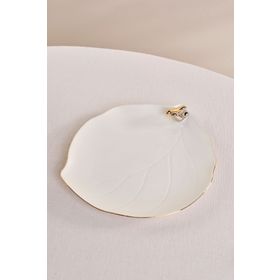 Karaca X Müge Anlı Gold Kuşlu 21 cm Pasta Tabağı