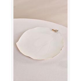 Karaca X Müge Anlı Gold Kuşlu 27 cm Servis Tabağı