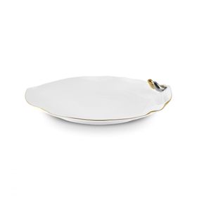 Karaca X Müge Anlı Gold Kuşlu 27 cm Servis Tabağı