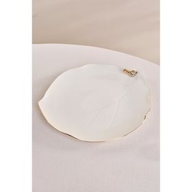 Karaca X Müge Anlı Gold Kuşlu 27 cm Servis Tabağı