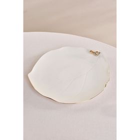 Karaca X Müge Anlı Gold Kuşlu 27 cm Servis Tabağı