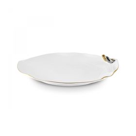 Karaca X Müge Anlı Gold Kuşlu 27 cm Servis Tabağı