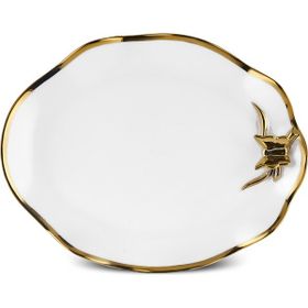 Karaca X Müge Anlı Kelebekli 20 cm Küçük Kayık Tabak