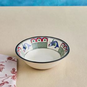 Karaca X Ömür Akkor İznik Balık 16 cm Kase