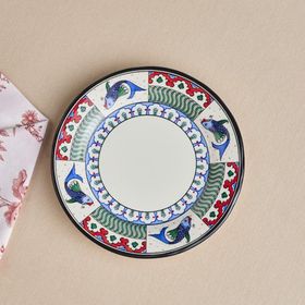 Karaca X Ömür Akkor İznik Balık 21 CM Pasta Tabağı