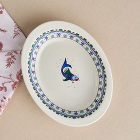 Karaca X Ömür Akkor İznik Balık 29 CM Fırın Kabı