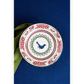 Karaca X Ömür Akkor İznik Kuş 26 CM Servis Tabağı