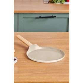Karaca X Refika 25 CM Swiss Crystal Almond Cream İndüksiyon Tabanlı Pankek Tava