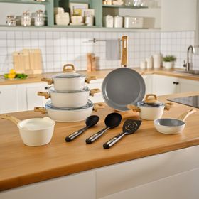 Karaca X Refika Birgül Swiss Crystal 15 Parça Creamy Tencere Seti