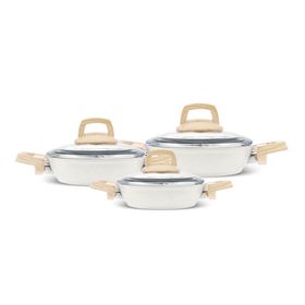 Karaca X Refika Birgül Swiss Crystal 6 Parça Creamy Sahan Seti