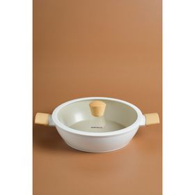 Karaca x Refika Swiss Crystal Almond Cream 26 CM İndüksiyon Tabanlı Karnıyarık Tencere