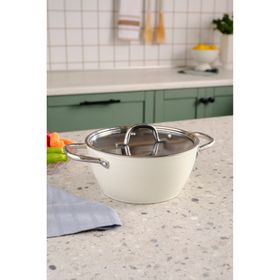 Karaca x Refika Swiss Crystal Creamy 20 CM Tencere