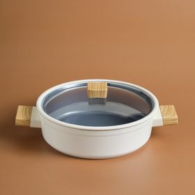 Karaca X Refika Swiss Crystal Creamy Wood 26 cm Karnıyarık Tencere