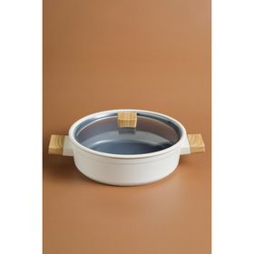 Karaca X Refika Swiss Crystal Creamy Wood 26 cm Karnıyarık Tencere