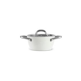 Karaca X Refika Swiss Crystal Metal Kulplu 14 cm Creamy Sütlük Tencere